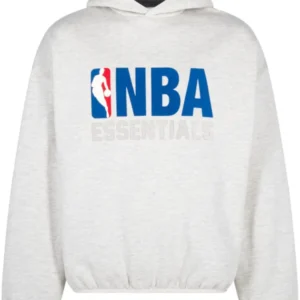 FEAR OF GOD x NBA Essentials Hoodie 'Light Heather'