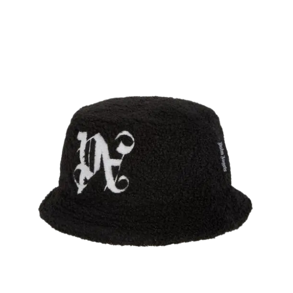 Palm Angels Monogram bucket hat 'Black'