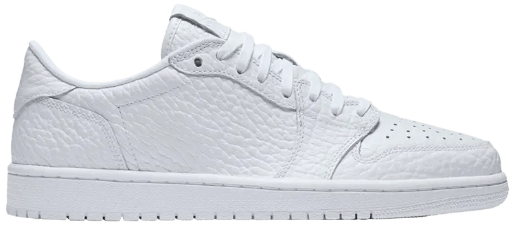 Nike Air Jordan 1 Retro Low Swooshless 'Triple White' 2025