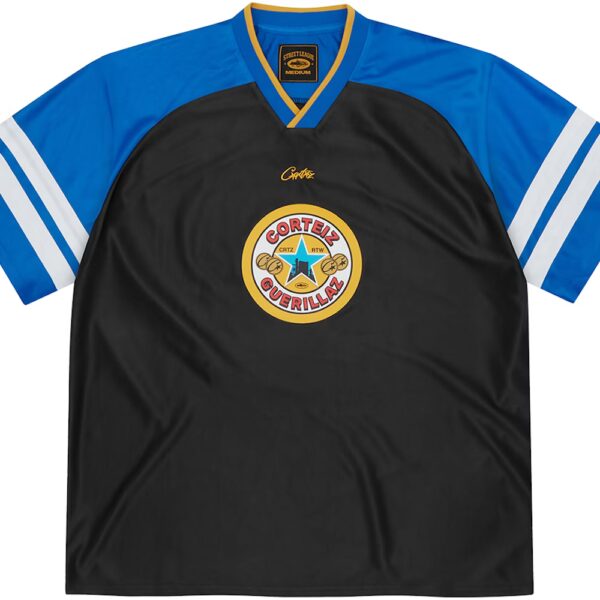 Corteiz Da Magpies Jersey 'Black/Blue'