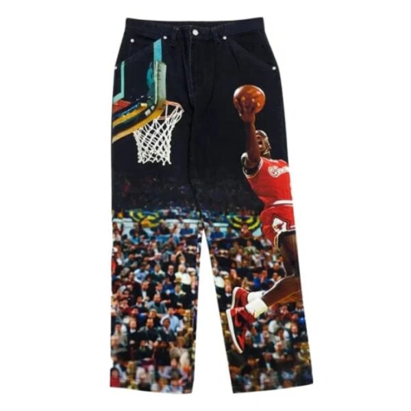 Nike Air Jordan Printed Twill Pants 'Black'
