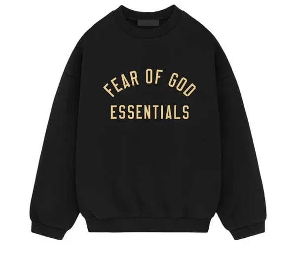 Fear of God Essentials Fleece Crewneck 'Black'