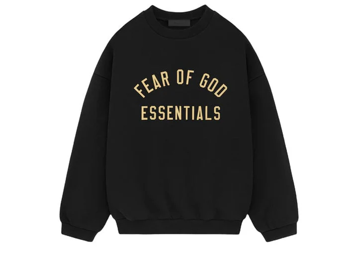 Fear of God Essentials Fleece Crewneck 'Black'