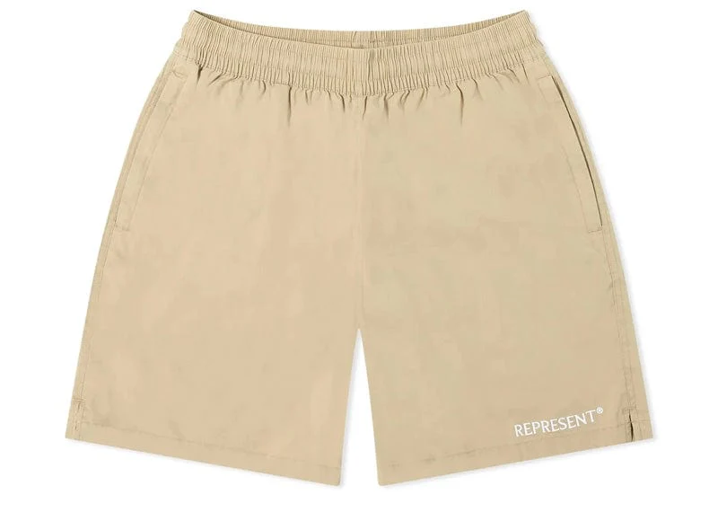 REPRESENT Cotton Shorts 'Washed Taupe'