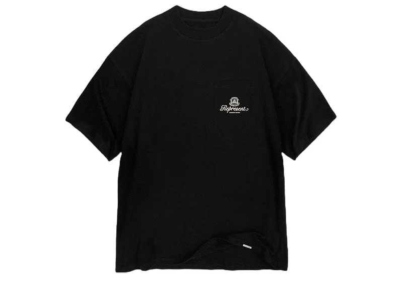 Represent Permanent Vacation Pocket Tee 'Black'