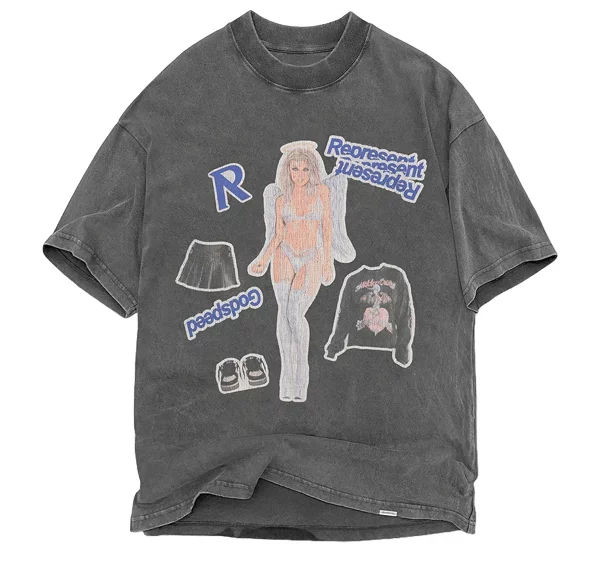 Represent Question Your Innocence Tee 'Vintage Grey'
