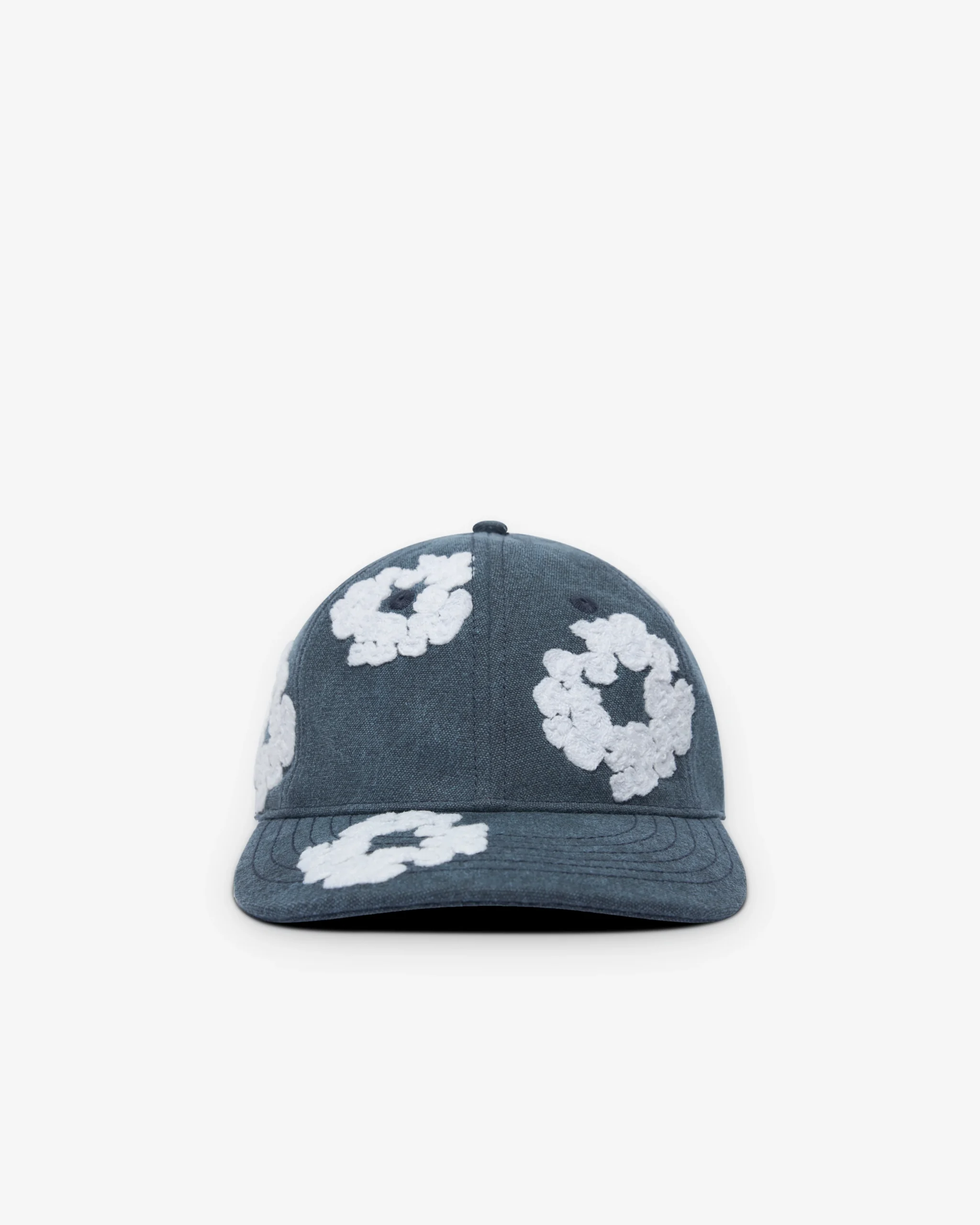 Denim Tears Cotton Wreath Garment Dyed Cap 'Navy'