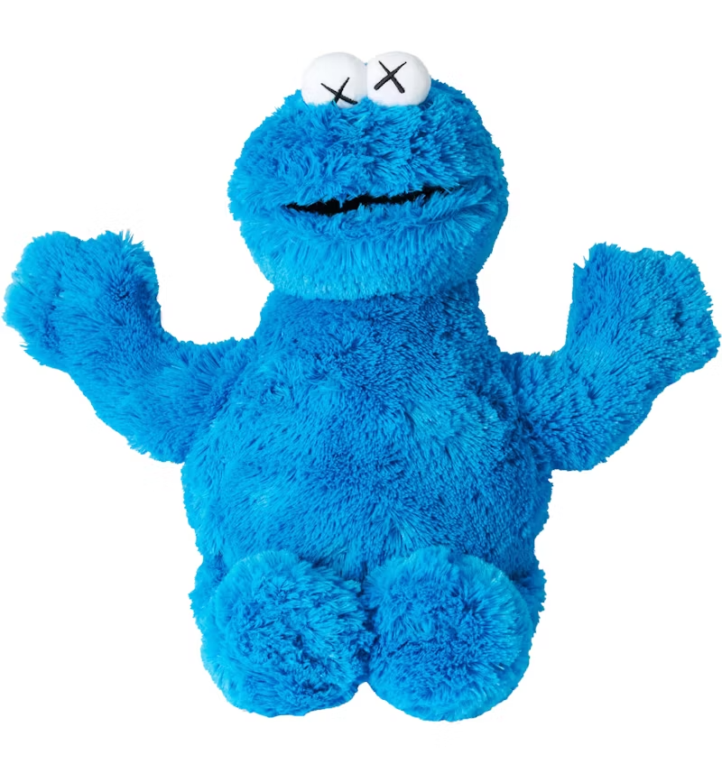 Second image of KAWS Sesame Street Uniqlo Plush Toy
