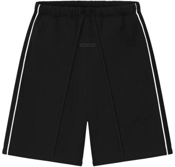 Fear of God Essentials Relaxed Fleece Piping Sweatshorts 'Black'