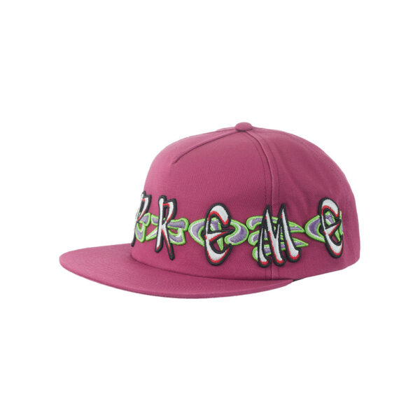 Supreme AOI Spellout 5-Panel cap 'Rose'