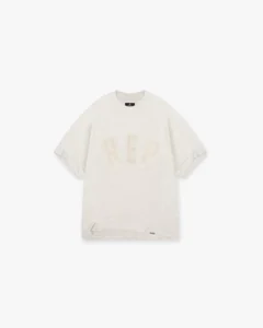 Represent Rep Applique T-Shirt 'Cream Marl'