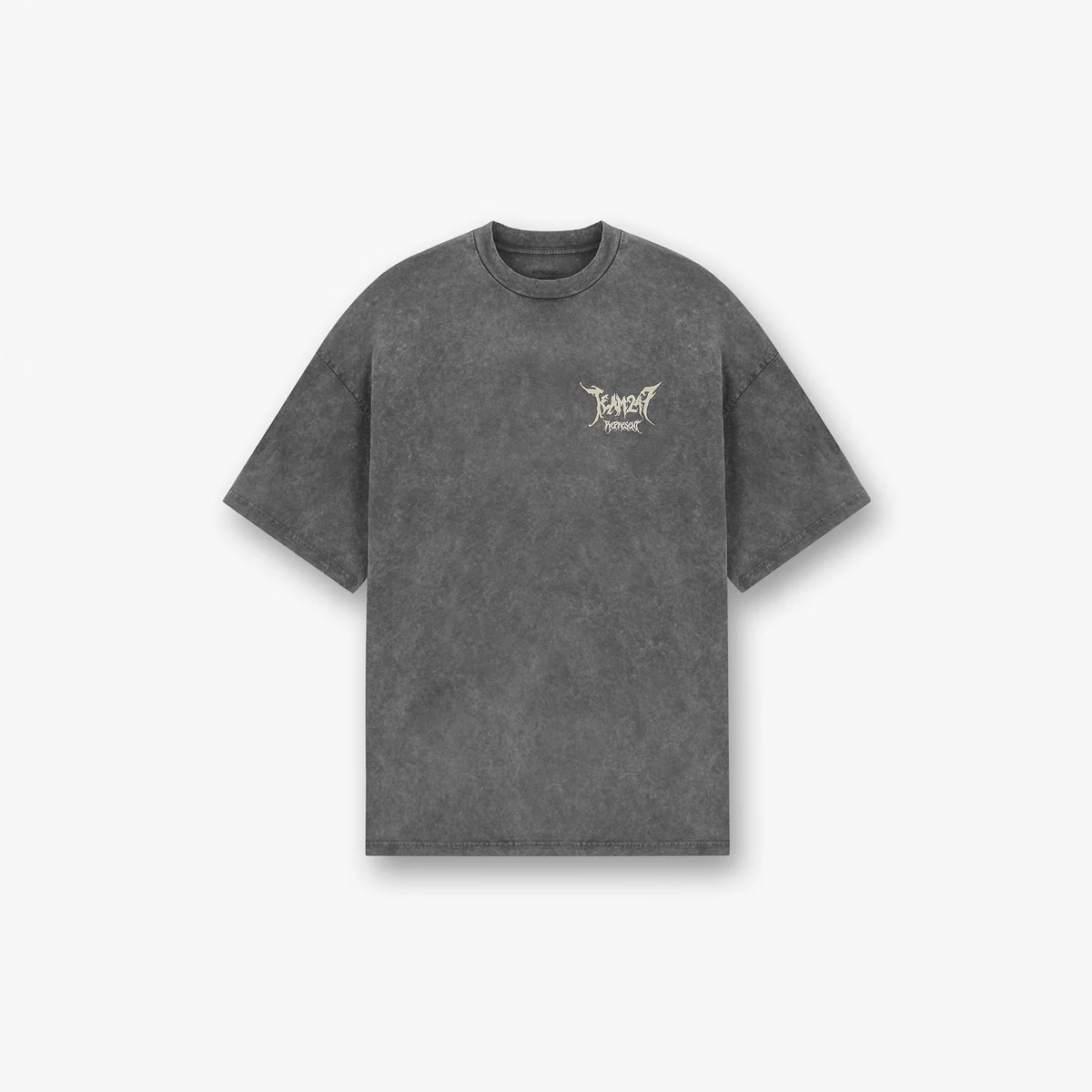 Second image of END x Represent Team 247 X END Oversized T-Shirt 'Washed Grey'