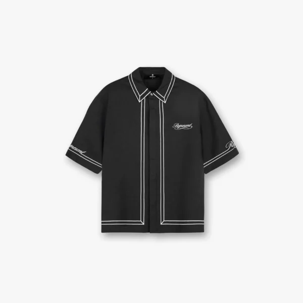 Represent Border Shirt Jet Black