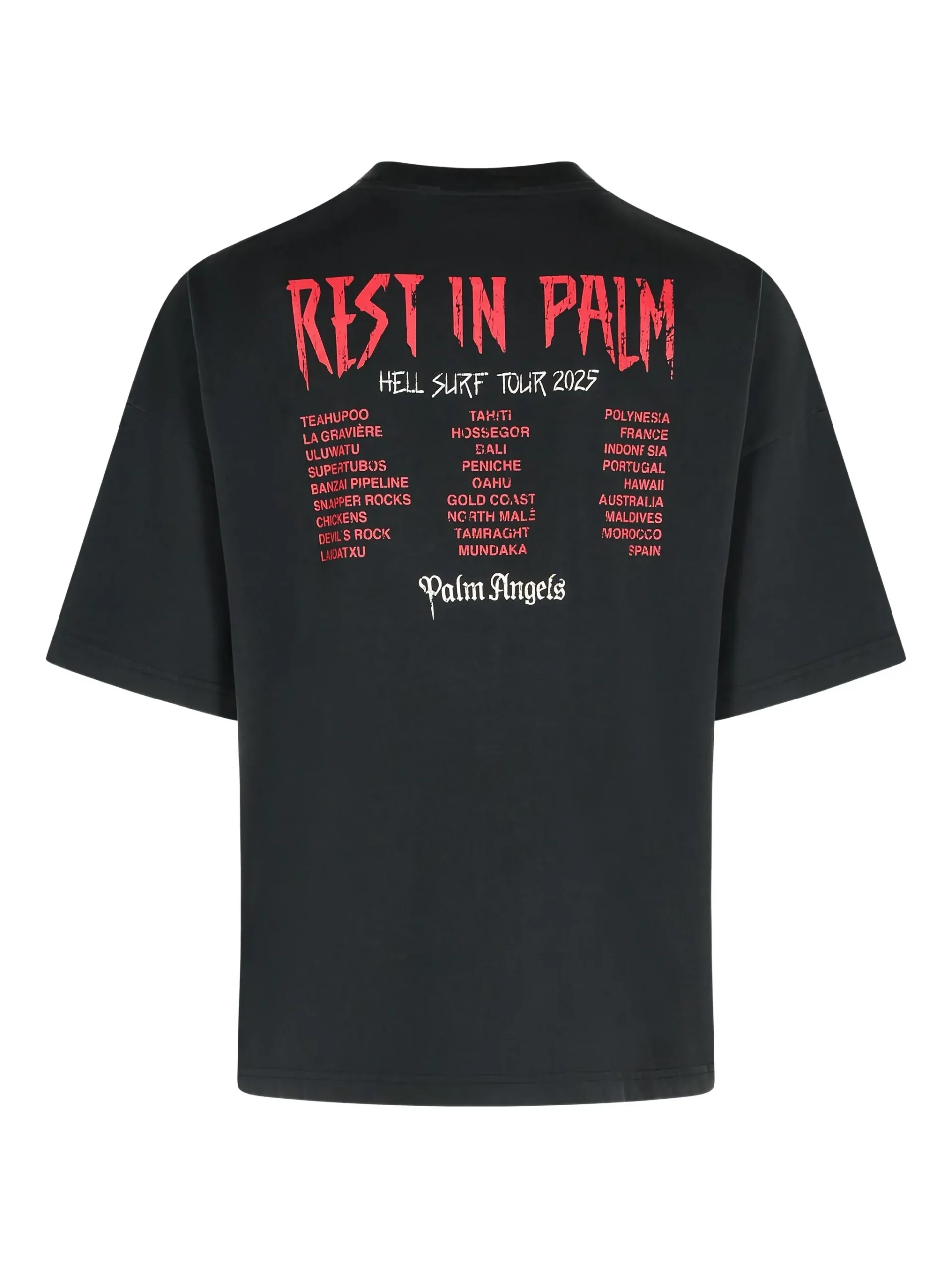 Second image of Palm Angels Rest In Palm Tee Black