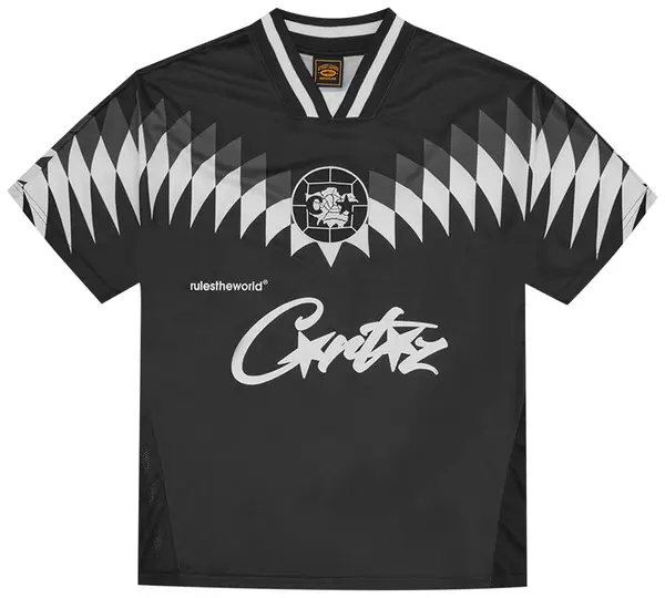 Corteiz Club RTW Football Jersey 'Black'