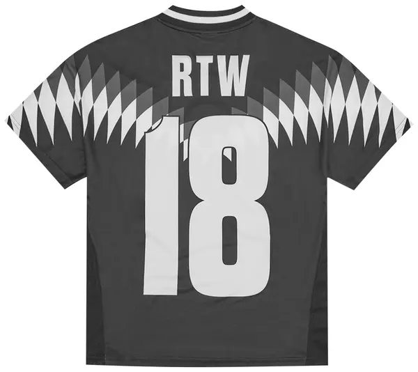 Second image of Corteiz Club RTW Football Jersey 'Black'