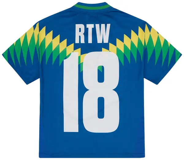 Second image of Corteiz Club America Jersey Brasil 'Blue'