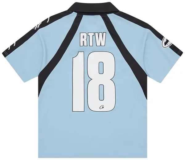 Second image of Corteiz Allstarz Football Jersey 'Baby Blue'