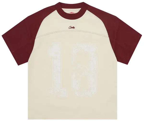 Corteiz HMP Vintage Jersey 'Cream/Burgundy'