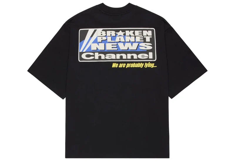 Second image of Broken Planet News Tee Black