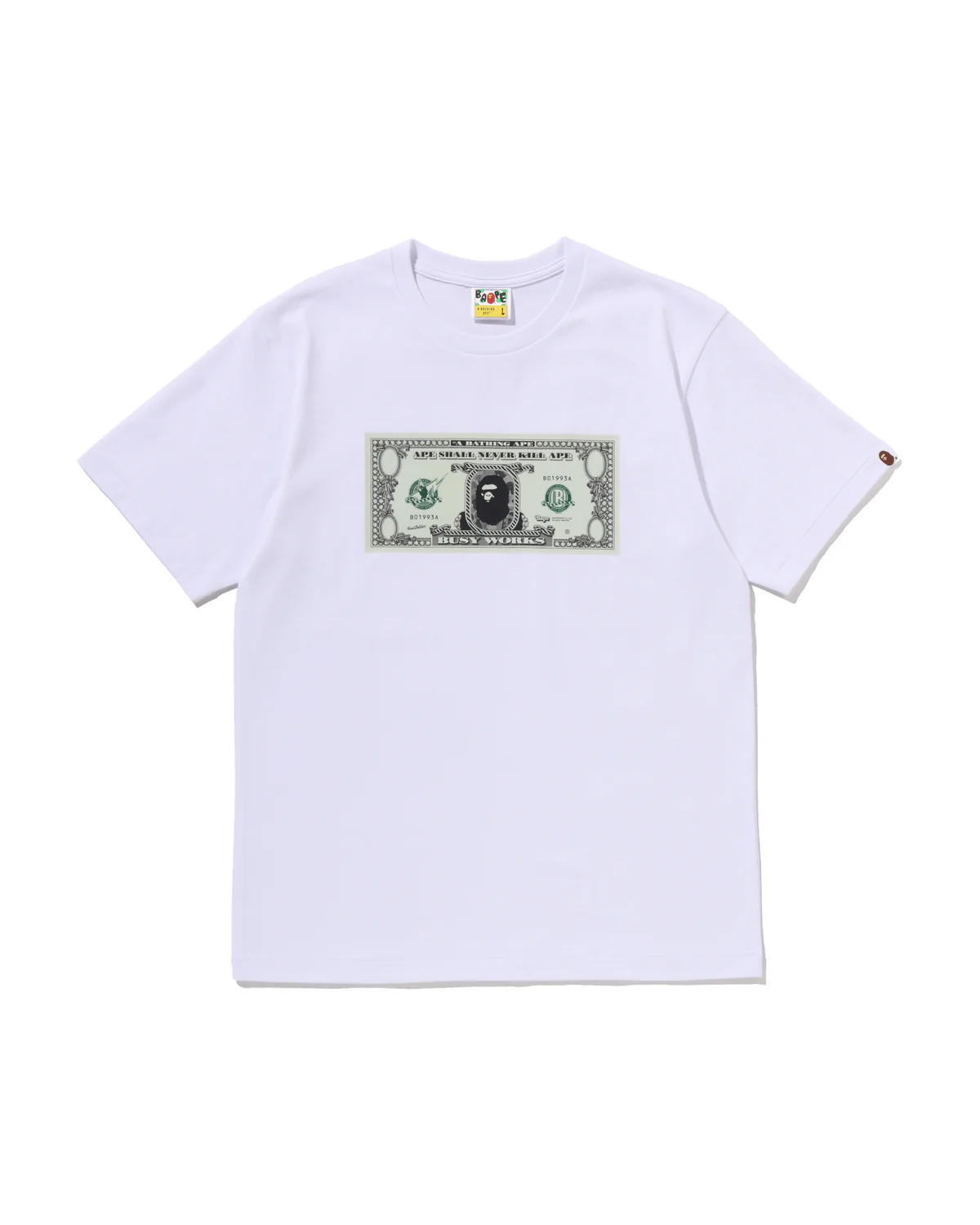 BAPE Banknote Tee White