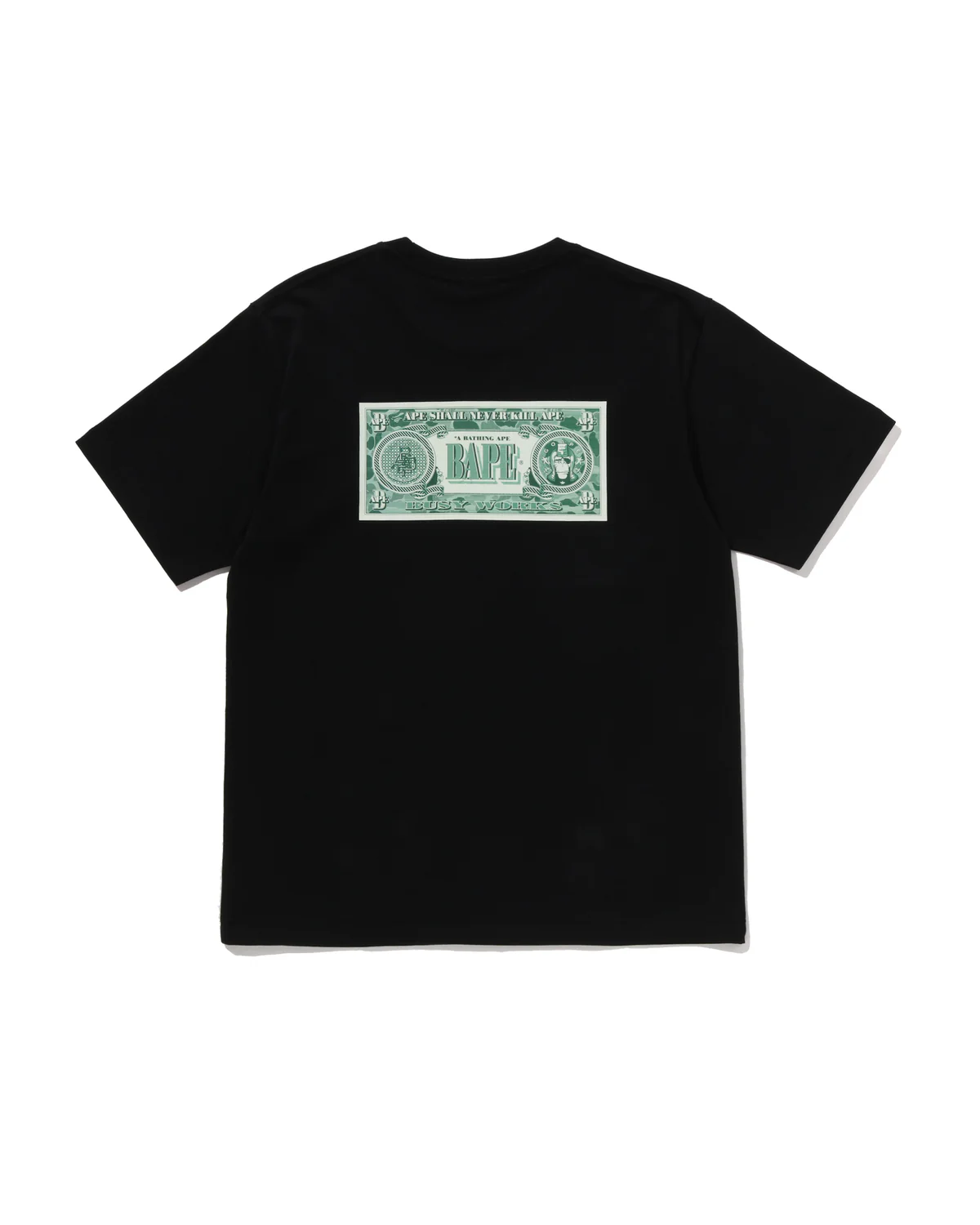 Second image of BAPE Banknote Tee Black