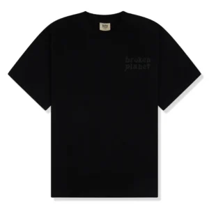 Broken-planet-market-basics-midnight-black-t-shirt-crepslocker-front