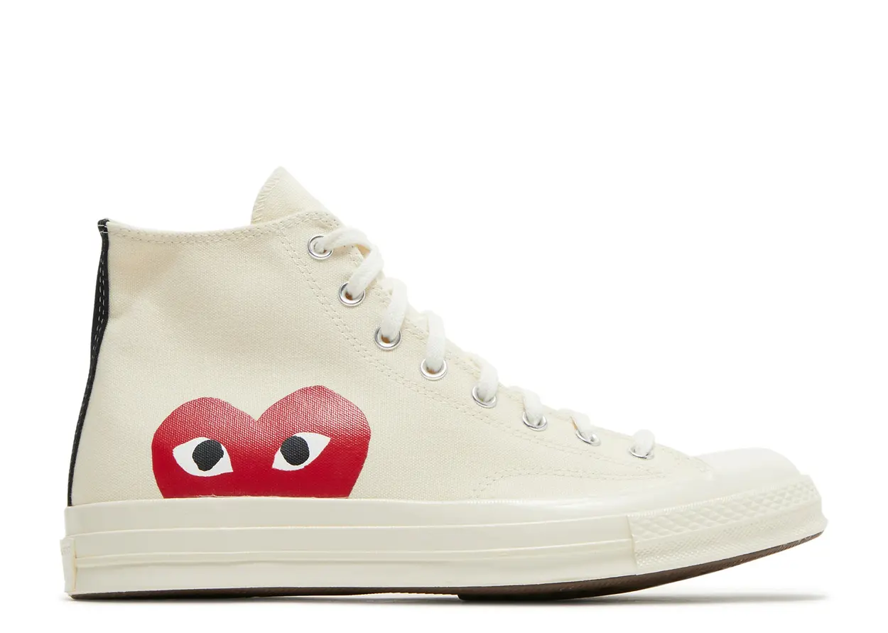 Converse Comme des Garçons Play x Chuck 70 High 'Milk'
