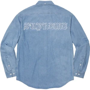 Supreme Appliqué Denim Shirt 2