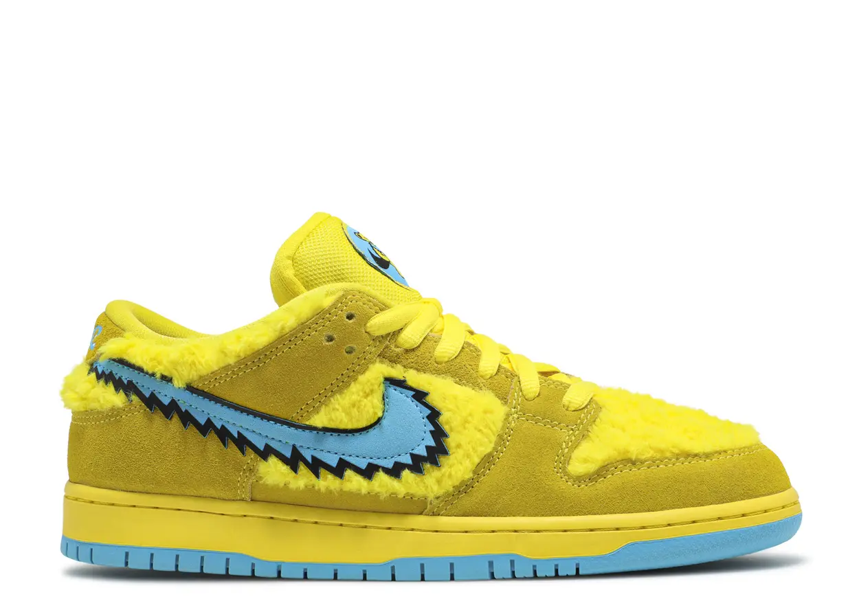 Nike x Grateful Dead SB Dunk Low "Yellow Bear"