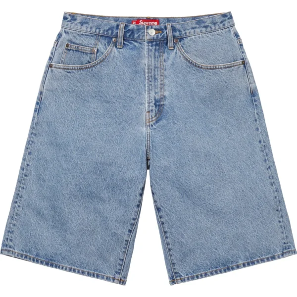 Supreme Baggy Denim Short 'Washed Indigo'