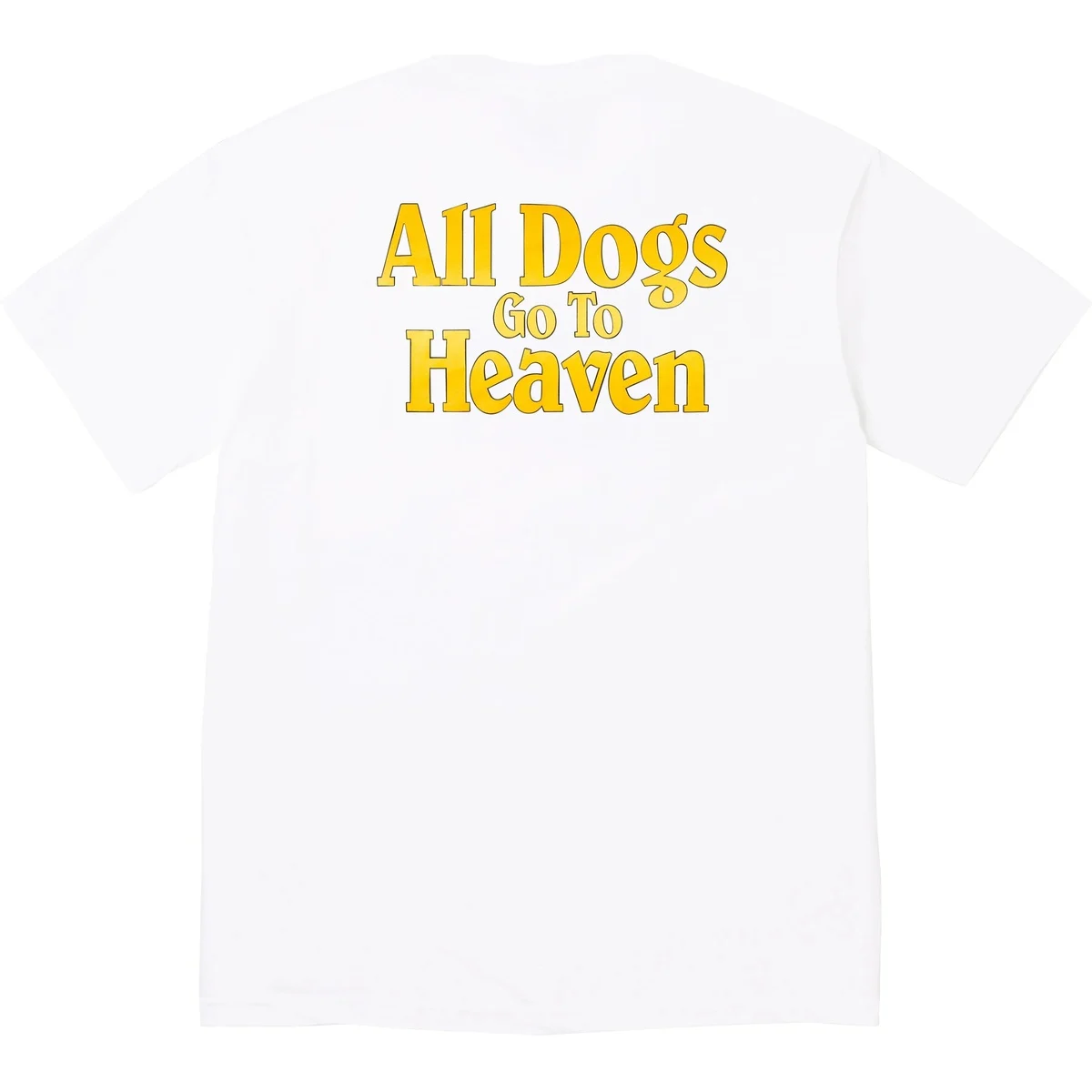 Second image of Supreme All Dogs Go To Heaven Tee 'White'