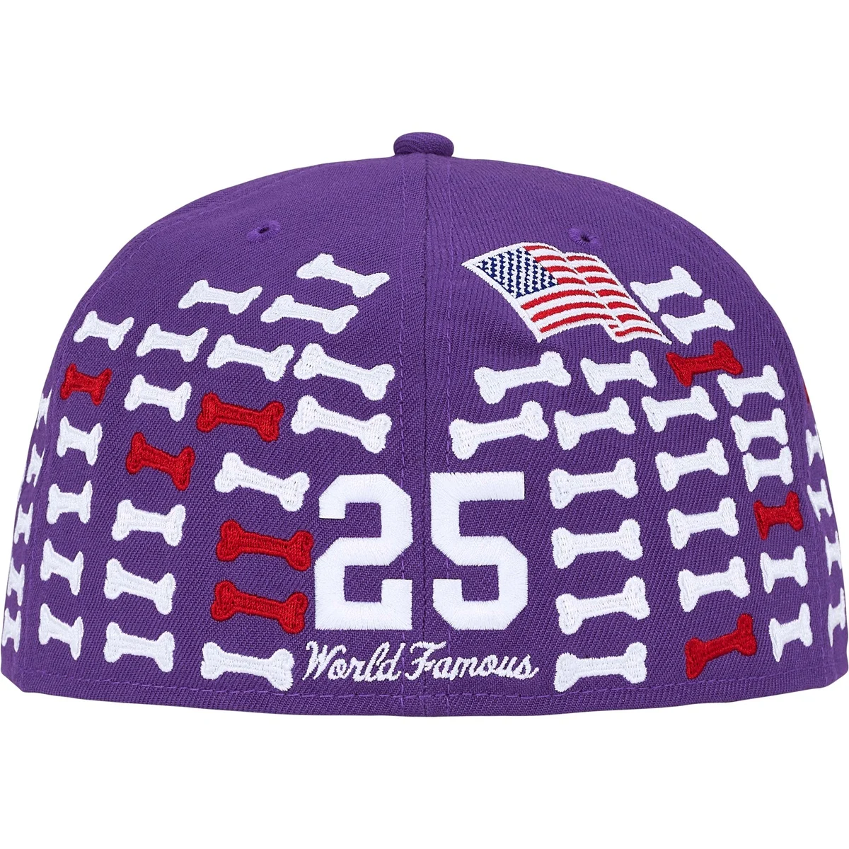 Second image of Supreme Bones Box Logo New Era Purple