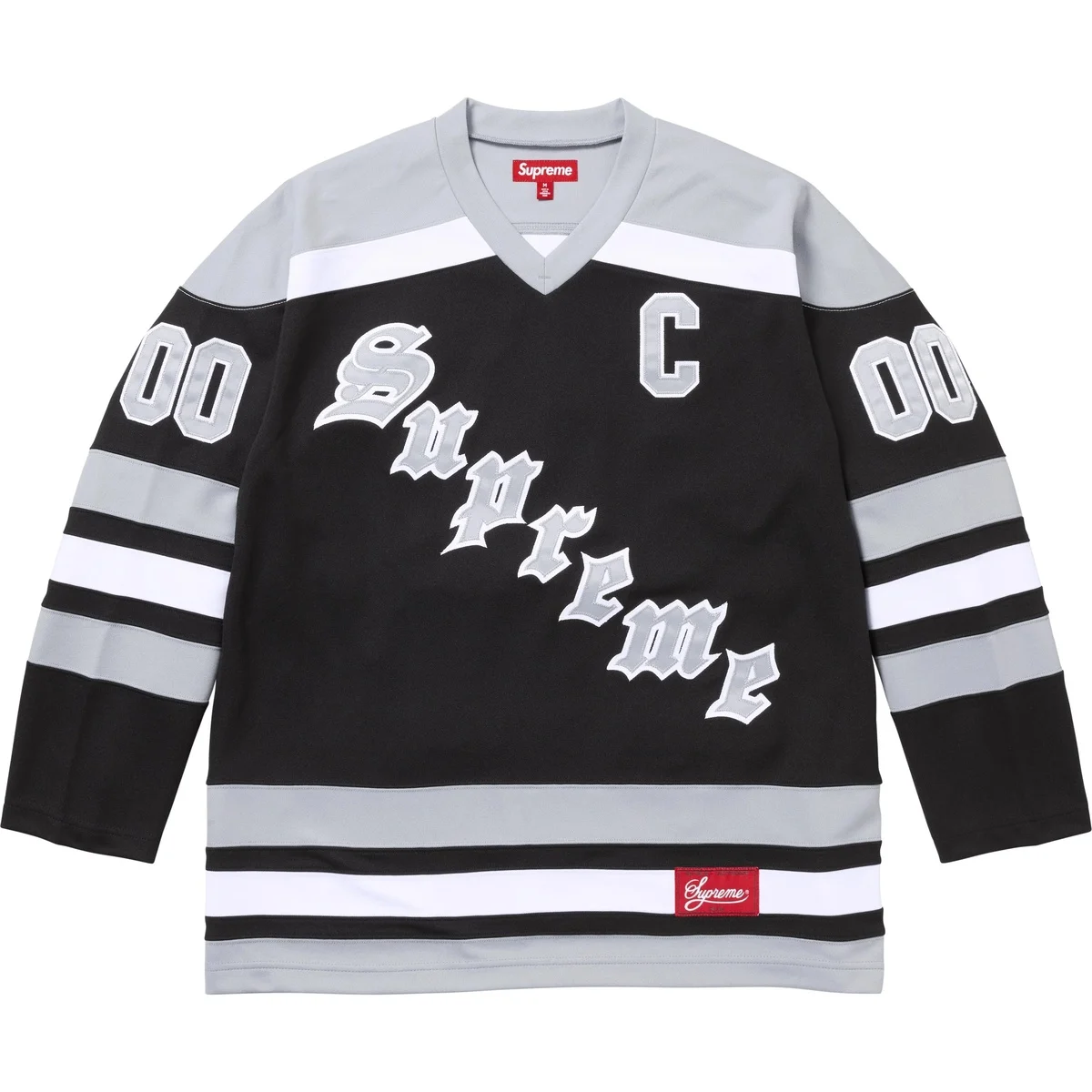 Supreme Fire & Ice Hockey Jersey Black