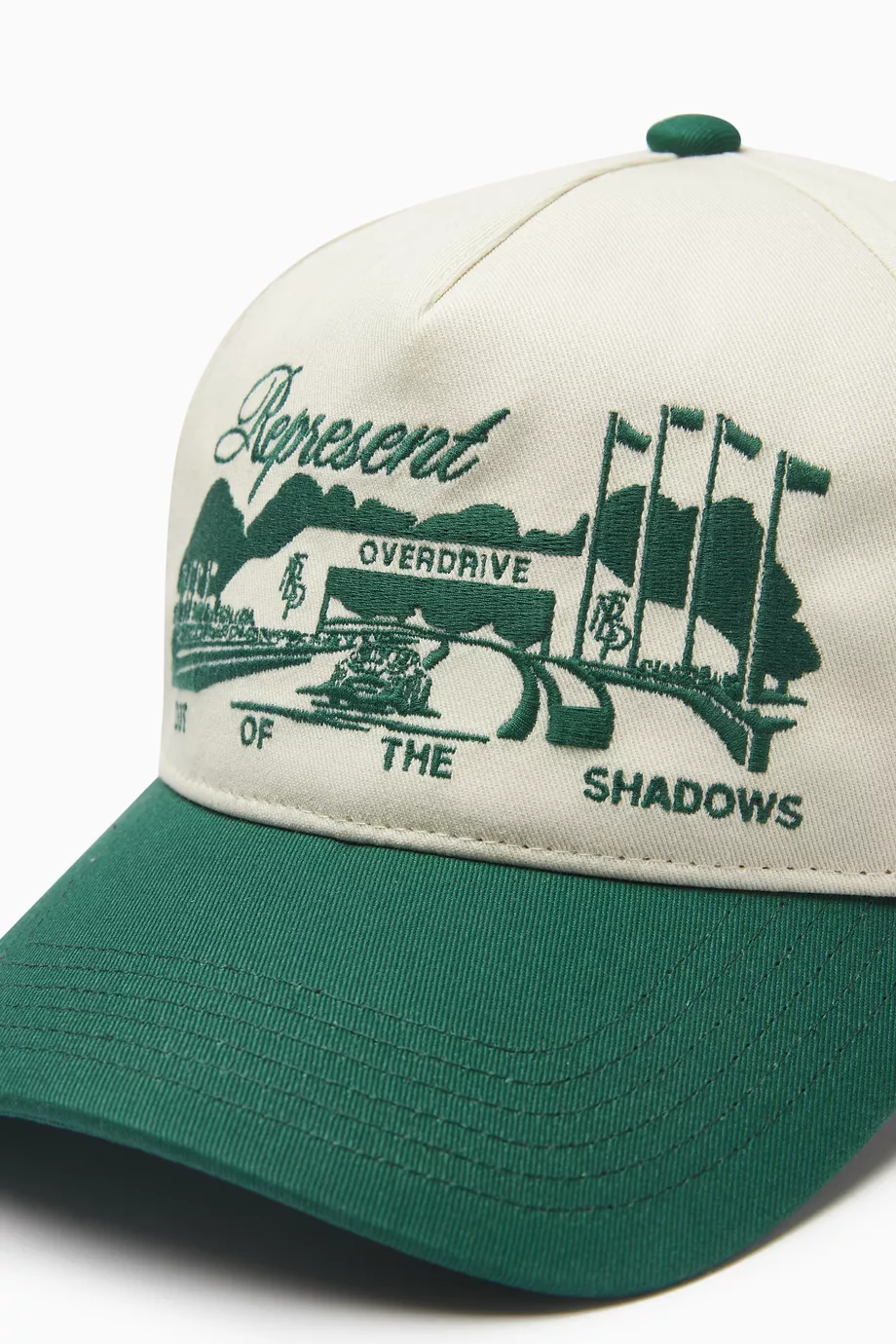 Second image of Represent Raceway Cap 'Green'