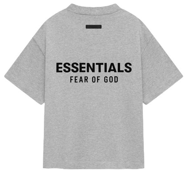 Fear of God Essentials Women Tri Blend tee 'Light Heather'