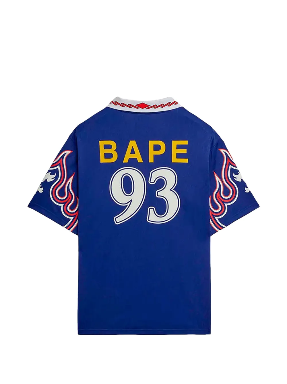 Second image of adidas x BAPE flames Jersey Blue