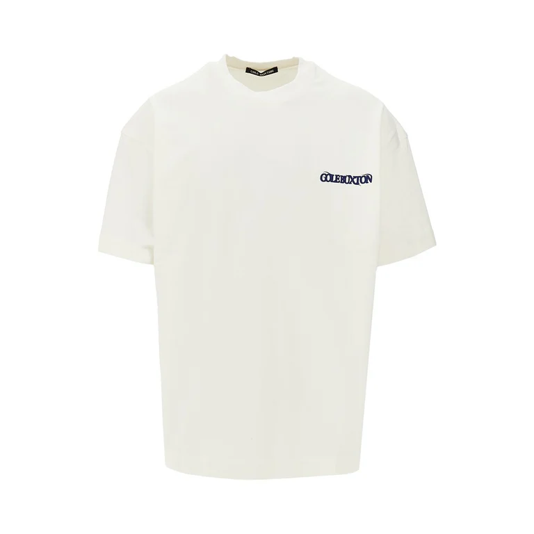 COLE BUXTON  'Balearic' T-shirt White Blue