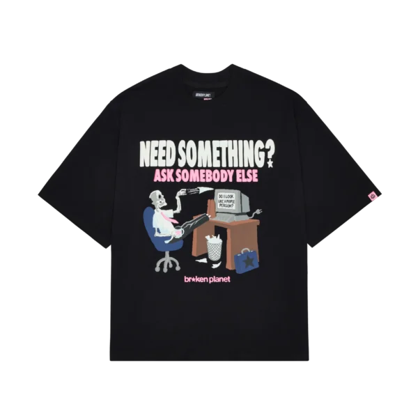 Broken Planet Need Something Tee Midnight Black