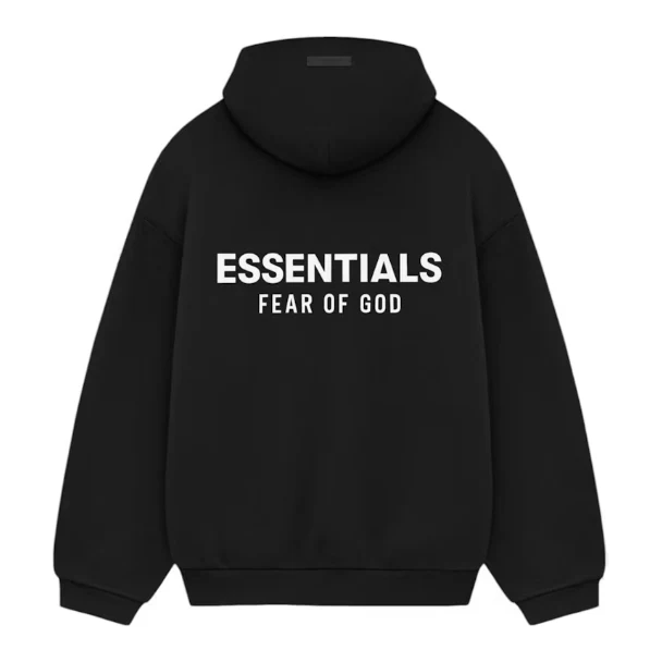 Second image of Fear of God ESSENTIALS Fleece Hoodie (FW24)