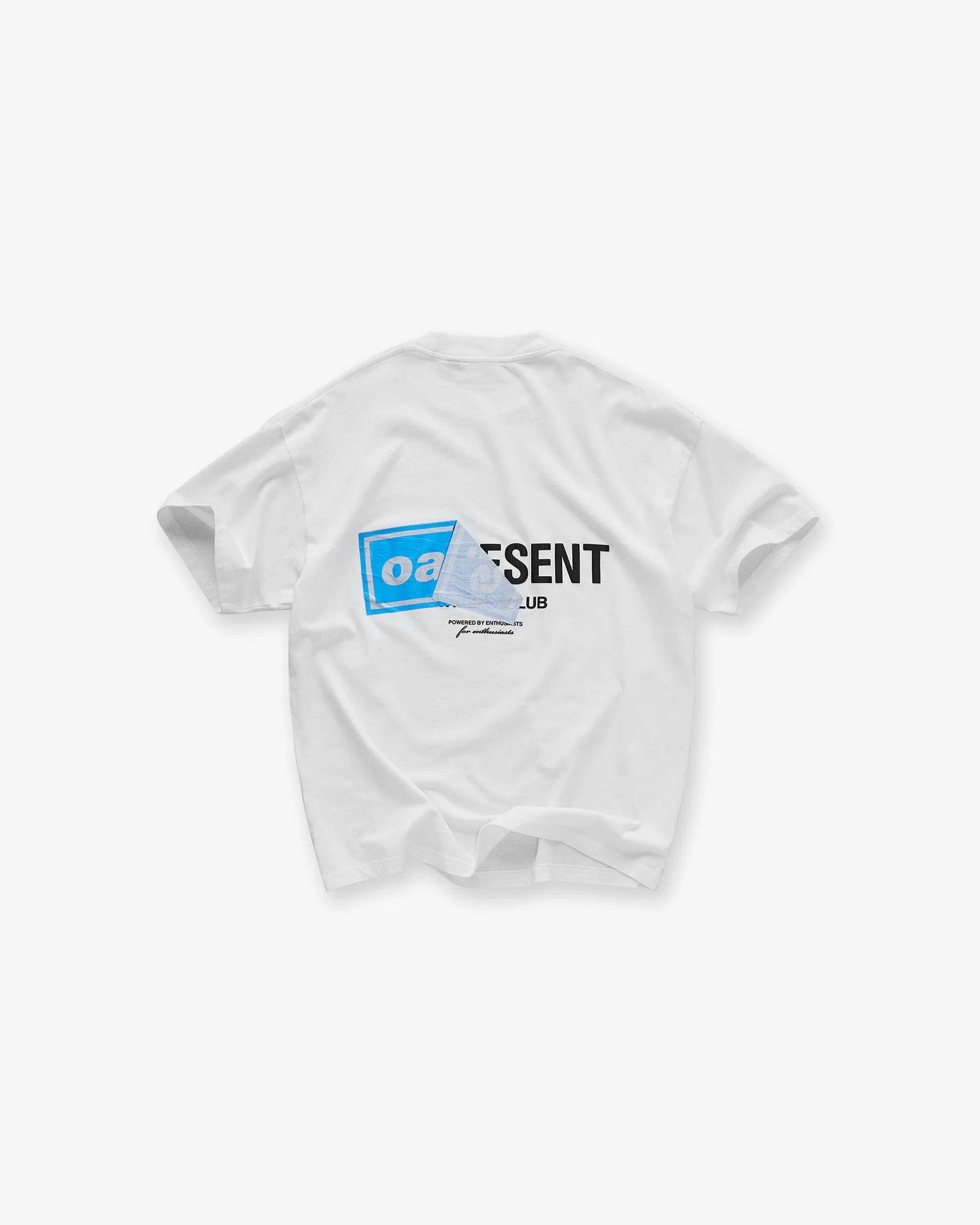 Represent X Oasis Owners Club T-Shirt 'Flat White'