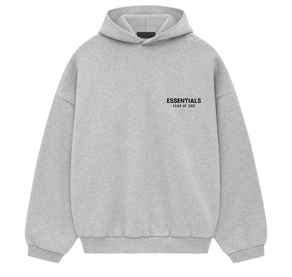 Fear of God ESSENTIALS Fear of God ESSENTIALS Light Heather Grey Fleece Hoodie