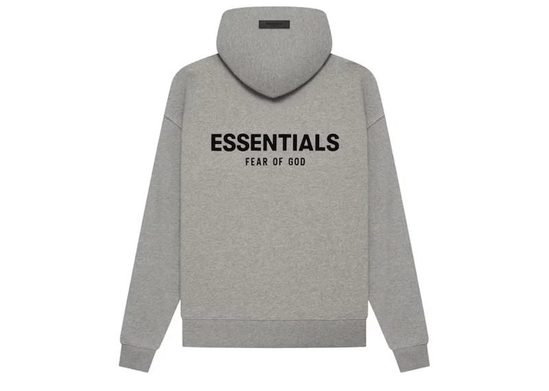 Second image of Fear of God ESSENTIALS (SS22) Dark Oatmeal Hoodie SS22