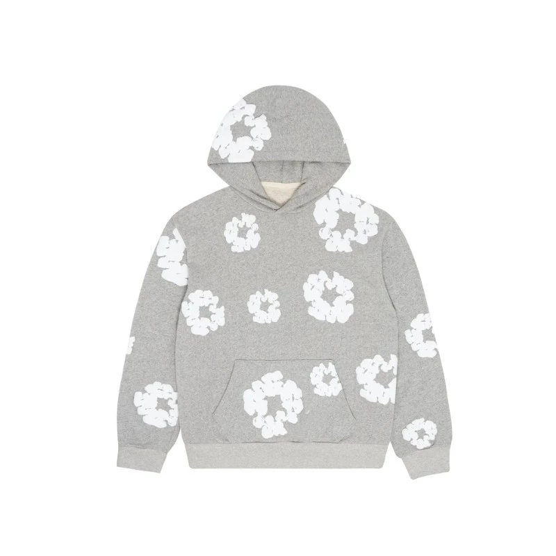 Denim Tears The Cotton Wreath Hoodie 'Grey'