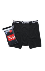 supreme-hanes-boxer-black