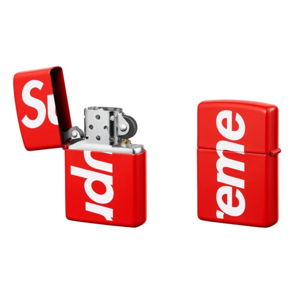 Supreme Logo Red Zippo