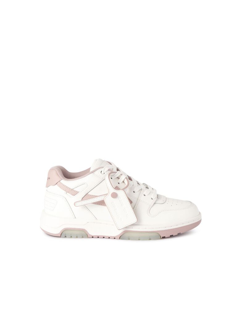 Off-White Out Of Office Calf Leather Sneaker Pink