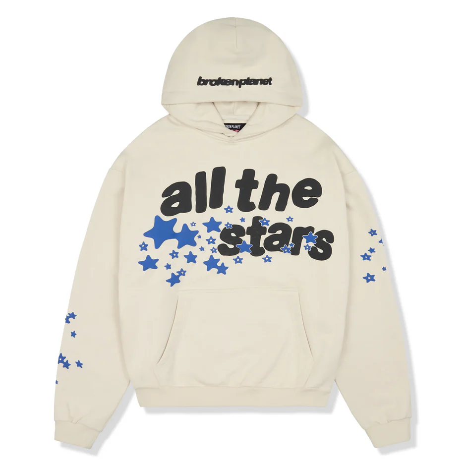 Broken Planet All The Stars Hoodie Ivory White