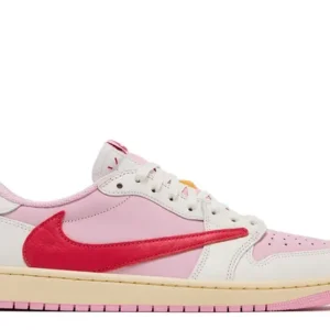 Nike Air Jordan Travis Scott x Jordan 1 Retro Low OG 'Sail Tropical Pink'