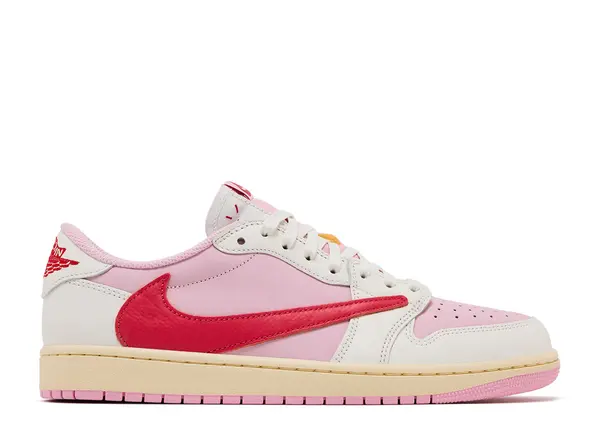 Nike Air Jordan Travis Scott x Jordan 1 Retro Low OG 'Sail Tropical Pink'